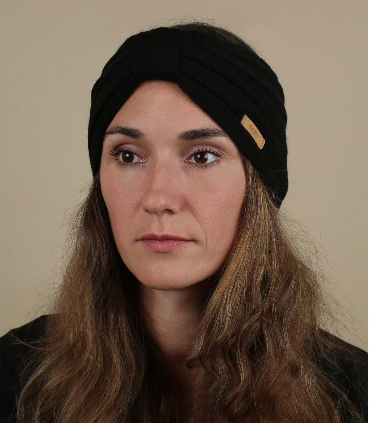 black headband knot Zitoun Headband black